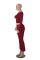 Fashionable long sleeved round neck pullover for comfortable slim fit and low waisted flared pants