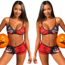 Personalized slim fit camouflage set of two pieces