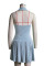 Leisure and fashionable hanging neck and backless pleated jumpsuit pants