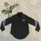 Summer New Embroidery Style Solid Color Long sleeved Simple Casual Shirt