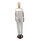 Fashionable temperament set with steel stamp embossed embroidery splicing two-piece set