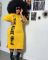 Fashionable short sleeved positioning printed dress