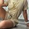 Fashionable and elegant women's embossed short sleeved shorts set