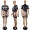 Personalized positioning printed short sleeved T-shirt