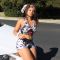 Personalized slim fit printed two-piece set