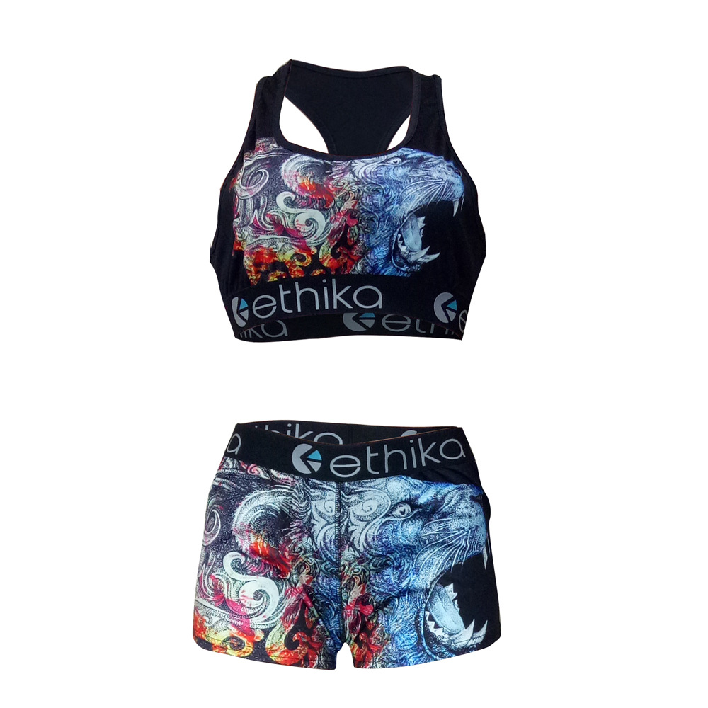 Ink dye gradient split swimsuit