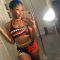 Personalized slim fit printed two-piece set