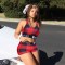 Personalized slim fit printed two-piece set