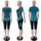 Spring/Summer Street Fashion Brand Letter Printed Pants Set Two Pieces