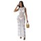 Fashionable Sunscreen Cover up Beach Long Dress Knitted Dress