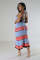 Knitted elastic sports casual skirt vest sweater long set