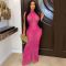 Fashionable Sunscreen Cover up Beach Long Dress Knitted Dress