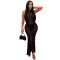 Fashionable Sunscreen Cover up Beach Long Dress Knitted Dress