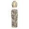 Fashionable summer digital printed mesh splicing two-piece set