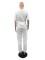Fashion trend embroidery+embossed short sleeved pants set