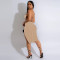 Fashionable women's mesh hot diamond mid length dress