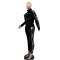 New Velvet Fabric Casual Style Set Splicing and Splicing Two Piece Set