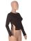 Long sleeved T-shirt Spring and Autumn Solid Color Slim Fit Round Neck Pullover T-shirt Women's Street Wear Bottom Top