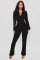 European and American Amazon New Product Pit Zipper Sports jumpsuit