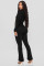 European and American Amazon New Product Pit Zipper Sports jumpsuit