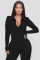European and American Amazon New Product Pit Zipper Sports jumpsuit