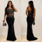 Fashionable women's clothing hot diamond mesh dress long skirt new