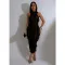 Women's temperament perspective mesh dress new