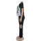 Fashion women's printed multi-color short sleeved pants set