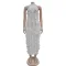 Women's temperament perspective mesh dress new