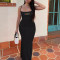 Summer thread SUMMMER hot diamond low cut suspender long skirt
