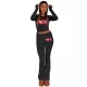 T-shirt long sleeved leggings LOVE hot stamping casual set