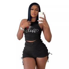 Summer Thread LOVE Love Hot Diamond Casual Set