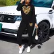 Love printed long sleeved pants casual two-piece set