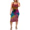 Leisure animal print temperament summer dress for women