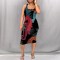 Leisure animal print temperament summer dress for women