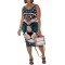 Sexy suspender animal print dress (S-3XL)