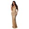 hot diamond suspender waistband elastic wrap buttocks long dress