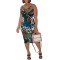 Sexy suspender animal print dress (S-3XL)