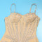 hot diamond suspender waistband elastic wrap buttocks long dress