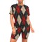 Women's casual temperament plaid multi-color two-piece set