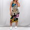 Leisure animal print temperament summer dress for women