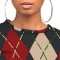Women's casual temperament plaid multi-color two-piece set