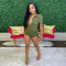 Sexy large pocket zippered work suit jumpsuit