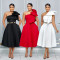 Fashion Women's Solid Color Sexy Dress New  （NOT BELT)