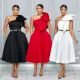 Fashion Women's Solid Color Sexy Dress New  （NOT BELT)