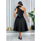 Fashion Women's Solid Color Sexy Dress New  （NOT BELT)