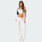 Fashionable, Comfortable, Slim Fit, Reverse Waist, Low Waist Flare Pants