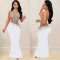 Fashion women's hot diamond mesh sleeveless dress new
