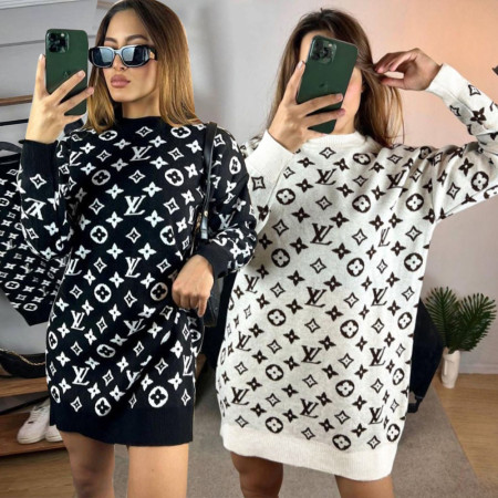 New Sweater Fashion High end Fabric Sweater Dress