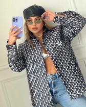 Summer New Cool Silk Cotton Embroidered Women's Slim Fit Shirt